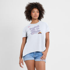 Colorado Rockies Nike Women's 2025 City Connect Flowy Fashion Tri-Blend Dri-FIT T-Shirt - White T-shirts
