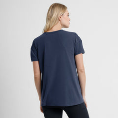 Houston Astros Nike Women's 2025 City Connect Flowy Fashion Tri-Blend Dri-FIT T-Shirt - Navy T-shirts