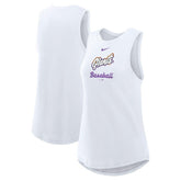 San Francisco Giants Nike Women's City Connect Tricode High Neck Dri-FIT Tank Top - White Tanks