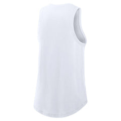 Texas Rangers Nike Women's City Connect Tricode High Neck Dri-FIT Tank Top - White Tanks