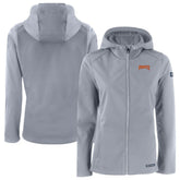 Pittsburgh Pirates Cutter & Buck Women's Evoke Eco Softshell Recycled Full-Zip Jacket - Gray Jackets