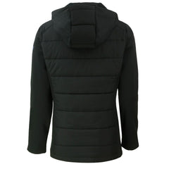 San Francisco Giants Cutter & Buck Women's Evoke Hybrid Eco Softshell Recycled Full-Zip Hoodie Jacket - Black Jackets