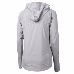 Detroit Tigers Cutter & Buck Women's Adapt Eco Knit Hybrid Recycled Full-Zip Hoodie - Gray Hoodies