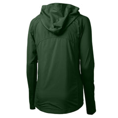 Athletics Cutter & Buck Women's Adapt Eco Knit Hybrid Recycled Full-Zip Hoodie - Green Hoodies