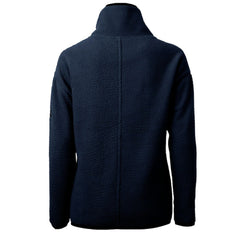 Chicago Cubs Cutter & Buck Women's Cooperstown Collection Cascade Eco Sherpa Fleece Half-Zip Pullover Jacket - Navy Jackets
