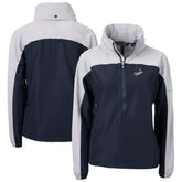 Los Angeles Dodgers Cutter & Buck Women's Charter Eco Recycled Half-Zip Anorak Jacket - Navy Jackets