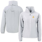 Seattle Mariners Cutter & Buck Women's Charter Eco Recycled Full-Zip Jacket - Gray Jackets