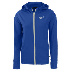 Kansas City Royals Cutter & Buck Women's Daybreak Eco Recycled Full-Zip Hoodie Jacket - Royal Jackets