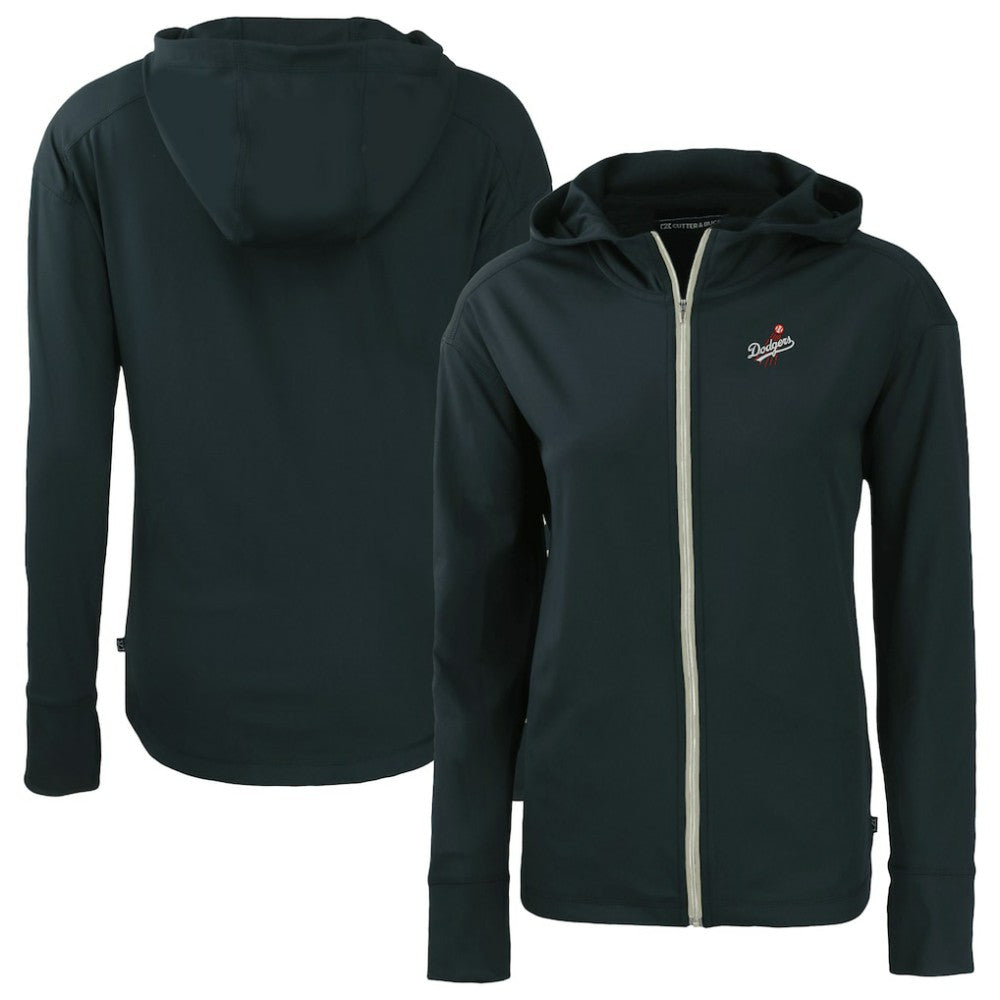 Los Angeles Dodgers Cutter & Buck Women's Daybreak Eco Recycled Full-Zip Hoodie Jacket - Navy Jackets