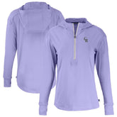Colorado Rockies Cutter & Buck Women's Daybreak Eco Recycled Half-Zip Hoodie - Purple Hoodies