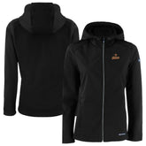Houston Astros Cutter & Buck Women's Evoke Eco Softshell Recycled Full-Zip Jacket - Black Jackets
