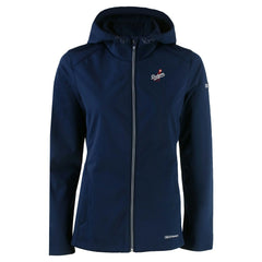 Los Angeles Dodgers Cutter & Buck Women's Evoke Eco Softshell Recycled Full-Zip Jacket - Navy Jackets