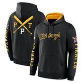 Pittsburgh Pirates Fanatics Big City Legacy Fleece Pullover Hoodie - Black Hoodies