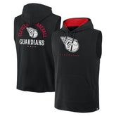 Cleveland Guardians Fanatics Fire Speed Sleeveless Pullover Hoodie - Black Hoodies