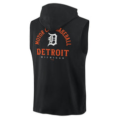 Detroit Tigers Fanatics Fire Speed Sleeveless Pullover Hoodie - Black Hoodies