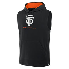 San Francisco Giants Fanatics Fire Speed Sleeveless Pullover Hoodie - Black Hoodies