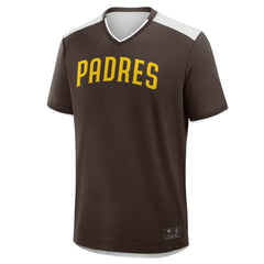 San Diego Padres Fanatics Walk Off V-Neck T-Shirt - Brown T-shirts