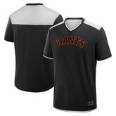 San Francisco Giants Fanatics Walk Off V-Neck T-Shirt - Black T-shirts