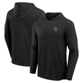 San Diego Padres Fanatics Front Office Power Mono Long Sleeve Hoodie T-Shirt - Black Hoodies