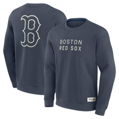 Boston Red Sox Fanatics Elements Future Ground Lettering Pullover Sweatshirt - Blue Pullover