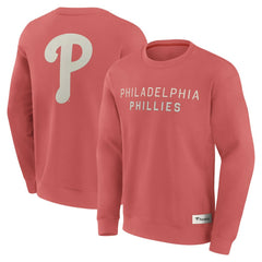 Philadelphia Phillies Fanatics Elements Future Ground Lettering Pullover Sweatshirt - Red Pullover