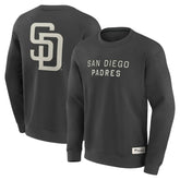 San Diego Padres Fanatics Elements Future Ground Lettering Pullover Sweatshirt - Charcoal Pullover