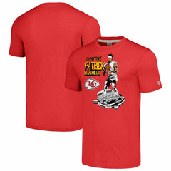 Patrick Mahomes Kansas City Chiefs Homage Unisex Caricature Player Tri-Blend T-Shirt Red