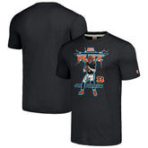 Joe Burrow Cincinnati Bengals Homage Unisex NFL Blitz Player Tri-Blend T-Shirt Heathered Charcoal