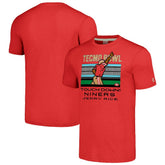 Jerry Rice San Francisco 49ers Homage Unisex Tecmo Bowl Retired Player Graphic Tri-Blend T-Shirt Scarlet