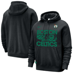 Boston Celtics Courtside Club Pullover Hoodie Black