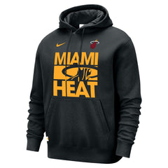 Miami Heat Courtside Club Pullover Hoodie Black
