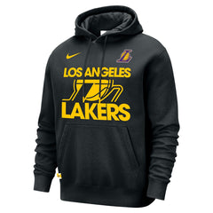 Los Angeles Lakers Courtside Club Pullover Hoodie Black