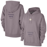 Phoenix Suns Jordan Brand Women's Courtside Statement Edition Premium Pullover Hoodie Purple
