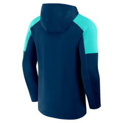 NHL Seattle Kraken Fanatics Meta Game Transitional Pullover Hoodie - Deep Sea Blue