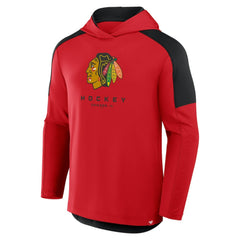 NHL Chicago Blackhawks Fanatics Meta Game Transitional Pullover Hoodie - Red