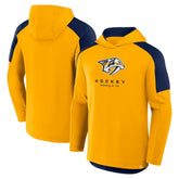 NHL Nashville Predators Fanatics Meta Game Transitional Pullover Hoodie - Gold