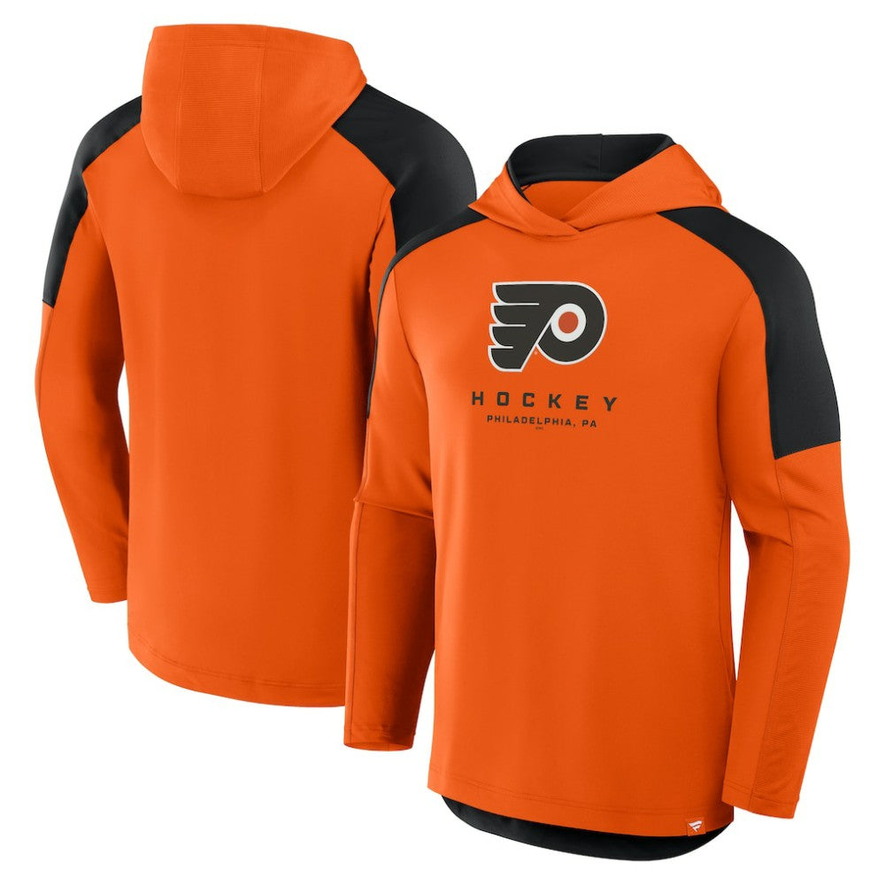 NHL Philadelphia Flyers Fanatics Meta Game Transitional Pullover Hoodie - Orange