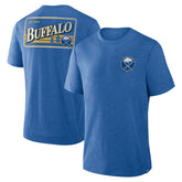NHL Buffalo Sabres Fanatics Fan Lanes Tri-Blend T-Shirt - Heather Royal