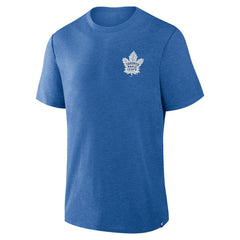 NHL Toronto Maple Leafs Fanatics Fan Lanes Tri-Blend T-Shirt - Heather Blue