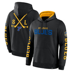 NHL St. Louis Blues Fanatics Big City Legacy Fleece Pullover Hoodie - Black