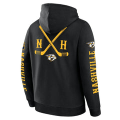 NHL Nashville Predators Fanatics Big City Legacy Fleece Pullover Hoodie - Black