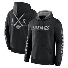 NHL Los Angeles Kings Fanatics Big City Legacy Fleece Pullover Hoodie - Black