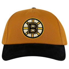 NHL Boston Bruins American Needle Burnett Adjustable Hat - Tan/Black