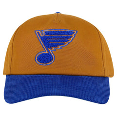 NHL St. Louis Blues American Needle Burnett Adjustable Hat - Tan/Blue