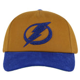 NHL Tampa Bay Lightning American Needle Burnett Adjustable Hat - Tan/Blue
