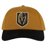 NHL Vegas Golden Knights American Needle Burnett Adjustable Hat - Tan/Black