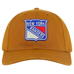 NHL New York Rangers American Needle Hepcat Washed Twill Adjustable Hat - Tan