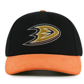 NHL Anaheim Ducks American Needle Burnett Adjustable Hat - Black/Orange