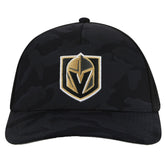NHL Vegas Golden Knights American Needle Valin Camo Super Tech Vented Adjustable Hat - Black