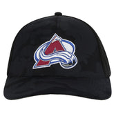 NHL Colorado Avalanche American Needle Valin Camo Super Tech Vented Adjustable Hat - Black